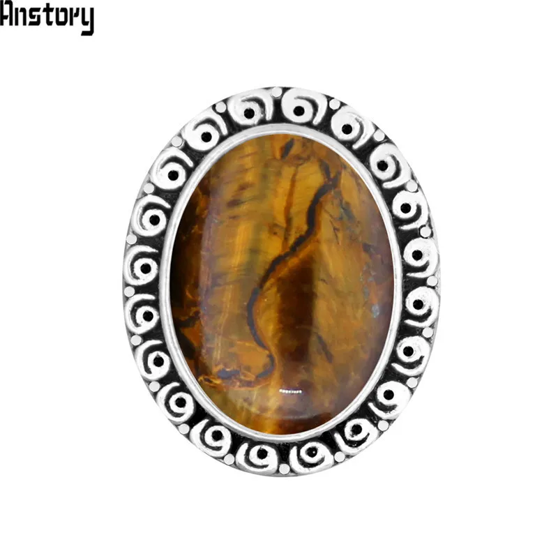 Oval Natural Tiger Eye Stone Rings For Women Snail Flower Antique Silver Plated Rings Fashion Jewelry TR677
Oval Natural Tiger Eye Stone Rings For Women Snail Flower Antique Silver Plated Rings Fashion Jewelry TR677