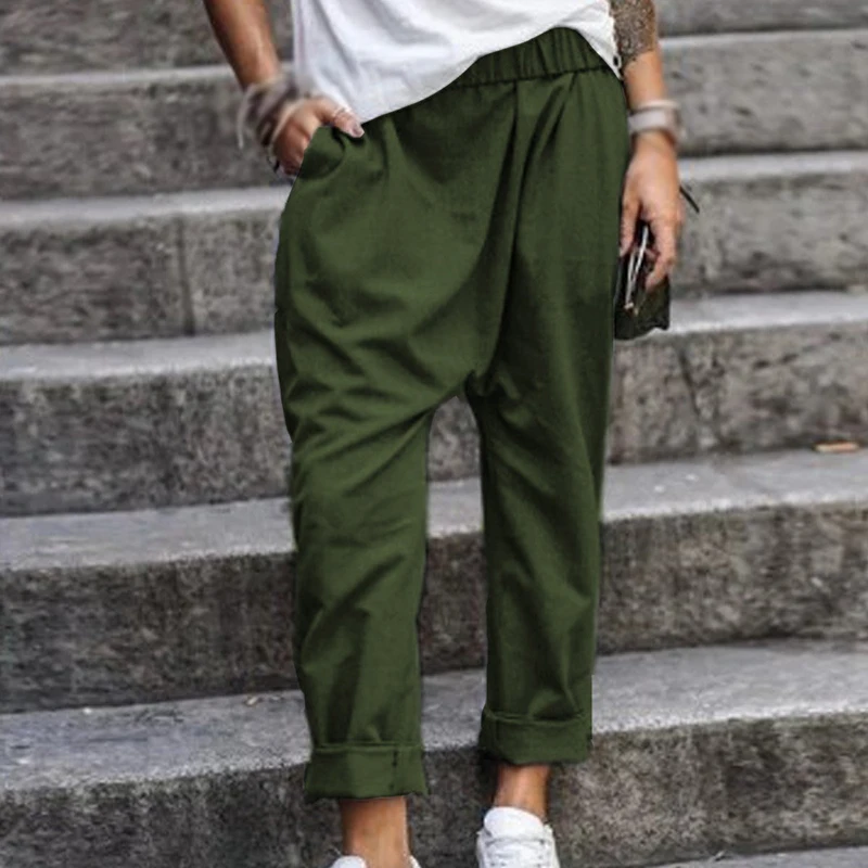 Women Pants Ladies Party Summer Pockets Harem Fashion Beach Elastic Waist Casual Cropped Plus Size Loose Baggy
Women Pants Ladies Party Summer Pockets Harem Fashion Beach Elastic Waist Casual Cropped Plus Size Loose Baggy
