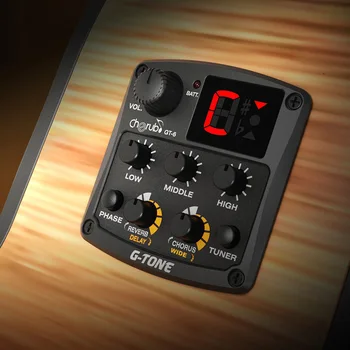 Cherub GT-6 Acoustic Guitar Preamp Piezo Pickup Reverb Delay Chorus 3 Band EQ Equalizer LCD Tuner Effect for Guitar Pickups Part
Cherub GT-6 Acoustic Guitar Preamp Piezo Pickup Reverb Delay Chorus 3 Band EQ Equalizer LCD Tuner Effect for Guitar Pickups Part
