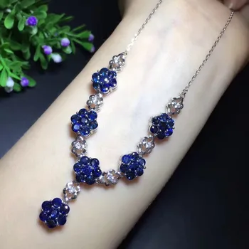 Collier Qi Xuan_Blue Stone Fashion Flower Pendant Necklaces_Real Necklaces_Quality Guaranteed_Manufacturer Directly Sale
Collier Qi Xuan_Blue Stone Fashion Flower Pendant Necklaces_Real Necklaces_Quality Guaranteed_Manufacturer Directly Sale