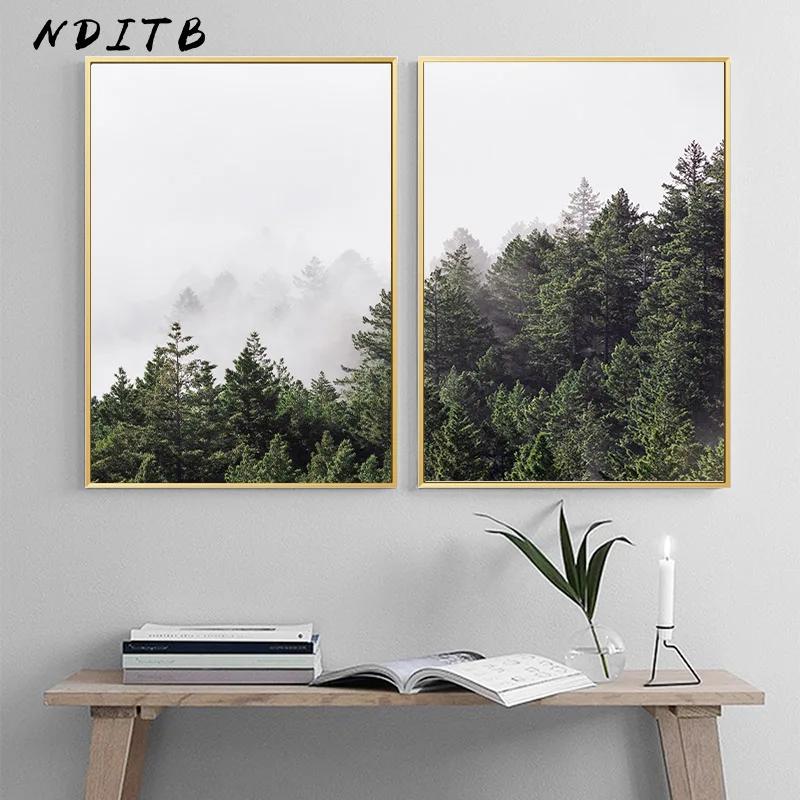 NDITB Scandinavia Fog Forest Canvas Painting Landscape Nordic Posters and Prints Decorative Pictures Modern Home Decoration
NDITB Scandinavia Fog Forest Canvas Painting Landscape Nordic Posters and Prints Decorative Pictures Modern Home Decoration