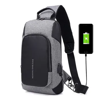 New Anti-thief Chest Bag Men Single Shoulder Bag Male Big Capacity messenger Bag Women USB Charging Sling Bag+Earphone Hole
New Anti-thief Chest Bag Men Single Shoulder Bag Male Big Capacity messenger Bag Women USB Charging Sling Bag+Earphone Hole