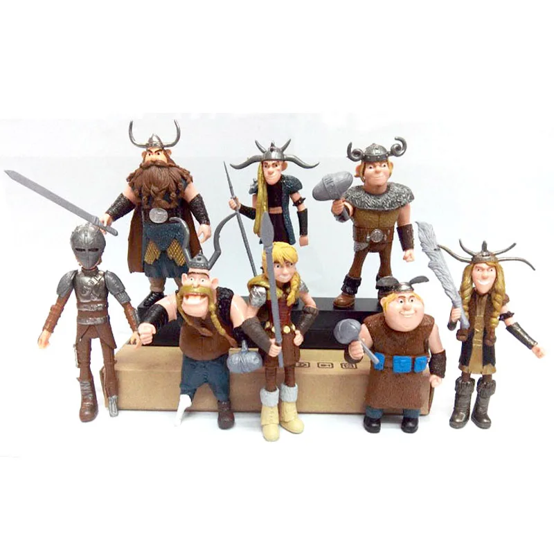 Wholesale 3sets 10-13cm How to Train Your Dragon PVC Figures Classic Toys Dragon Trainer model action toys gifts for children
Wholesale 3sets 10-13cm How to Train Your Dragon PVC Figures Classic Toys Dragon Trainer model action toys gifts for children