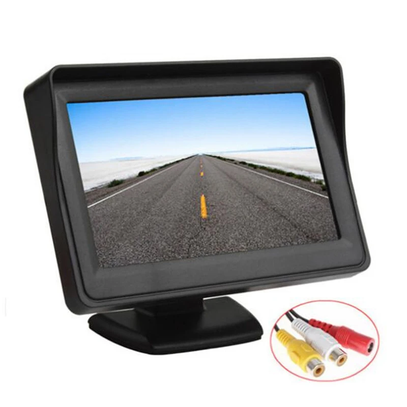 4.3 Inch TFT Color LCD Screen Car Reverse Rearview Desktop Display Visual Reverse Image Support Auto Rear Vie Onboard Monitor
4.3 Inch TFT Color LCD Screen Car Reverse Rearview Desktop Display Visual Reverse Image Support Auto Rear Vie Onboard Monitor