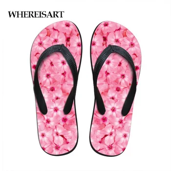 WHEREISART Fashion Women's Summer Beach Slippers 2019 Novelty Floral Printed Rubber Flip Flops for Woman Female Sandals Shoes 
WHEREISART Fashion Women's Summer Beach Slippers 2019 Novelty Floral Printed Rubber Flip Flops for Woman Female Sandals Shoes