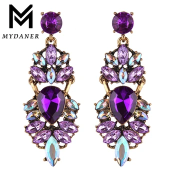 MYDANER Fashion Crystal Rhinestones Long Dangle Earrings Trendy Big Statement Tassel Pendant Earrings for Women Weddings Jewelry
MYDANER Fashion Crystal Rhinestones Long Dangle Earrings Trendy Big Statement Tassel Pendant Earrings for Women Weddings Jewelry