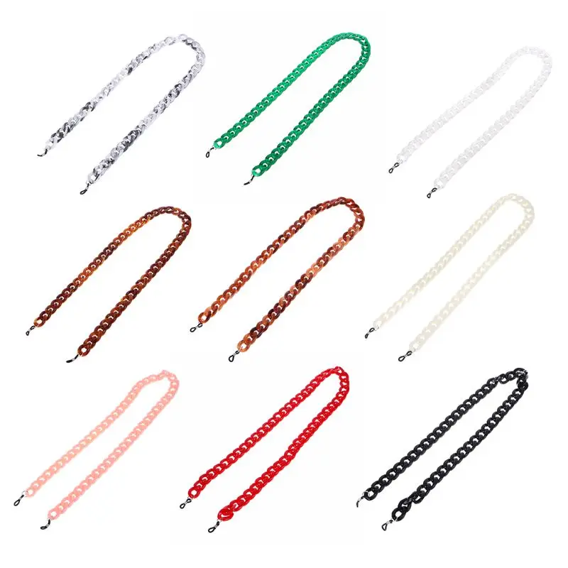 Fashion Men Women Acrylic Eyeglass Chain Anti-slip Eyewear Cord Holder Neck Strap Reading Glasses Rope Unisex New 9 Styles
Fashion Men Women Acrylic Eyeglass Chain Anti-slip Eyewear Cord Holder Neck Strap Reading Glasses Rope Unisex New 9 Styles