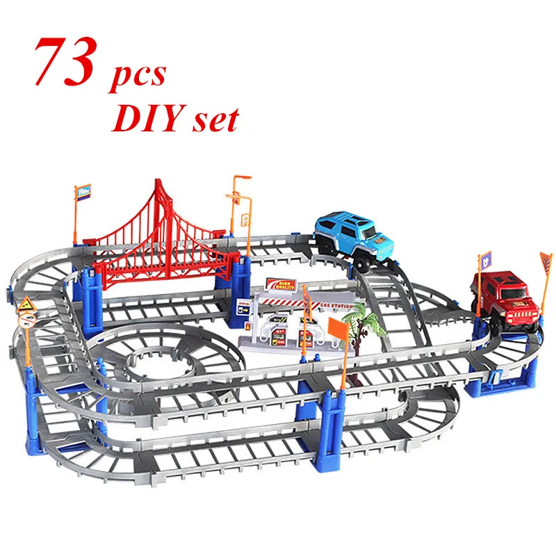 Speed Cornering DIY Racing Car Model 73Pcs/Set Race Track Electric Cars Exercise Ability Parent-Child Toys
Speed Cornering DIY Racing Car Model 73Pcs/Set Race Track Electric Cars Exercise Ability Parent-Child Toys