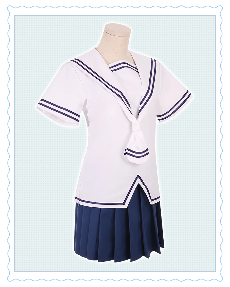 Anime Fruits Basket 2019 Cosplay Costume Tohru Honda Summer JK School Uniform Girls Cosplay Clothes (6)