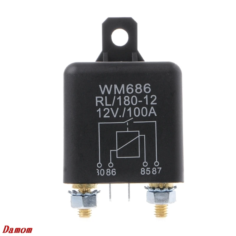 12V 100Amp Start Relay 4Pin Heavy Duty ON/OFF Switch Split Charge Relay For Car Damom
12V 100Amp Start Relay 4Pin Heavy Duty ON/OFF Switch Split Charge Relay For Car Damom