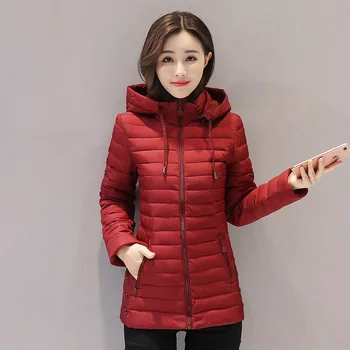 KUYOMENS Autumn Winter New hooded coat Plus Size L-5XL Women Parks Sleeves Women Winter Coat slim Female Outwear Winter Jacket
KUYOMENS Autumn Winter New hooded coat Plus Size L-5XL Women Parks Sleeves Women Winter Coat slim Female Outwear Winter Jacket