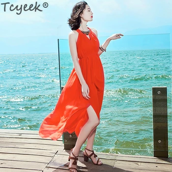 Tcyeek Beach Summer Dress Women Long Chiffon Dress Red Maxi Party Dresses Boho Casual Sleeveless Vestidos De Fiesta 2019 LWL1649
Tcyeek Beach Summer Dress Women Long Chiffon Dress Red Maxi Party Dresses Boho Casual Sleeveless Vestidos De Fiesta 2019 LWL1649