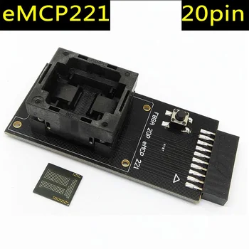 EMCP221 to 20Pin Test Seat BGA221 Mobile Phone Data Recovery Special Seat Programming Seat
EMCP221 to 20Pin Test Seat BGA221 Mobile Phone Data Recovery Special Seat Programming Seat
