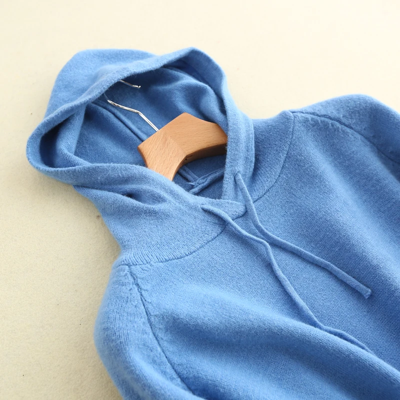 2019 new cashmere sweater hooded sweater women's sweater loose base large size coat
2019 new cashmere sweater hooded sweater women's sweater loose base large size coat