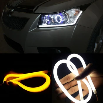 For Ford Focus 2 3 4 Fiesta Fusion kuga Car Auto Amber White Strip LED Flexible DRL Headlight Turn Signal Switchback Light Lamp
For Ford Focus 2 3 4 Fiesta Fusion kuga Car Auto Amber White Strip LED Flexible DRL Headlight Turn Signal Switchback Light Lamp