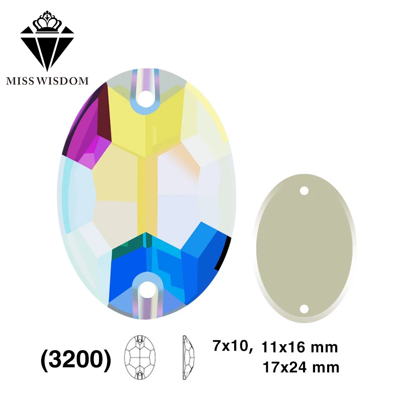 7X10mm/11X16mm/17X24mm 2018 New product high quality flat glass double hole sew-on rhinestones Oval AB color diy accessories
7X10mm/11X16mm/17X24mm 2018 New product high quality flat glass double hole sew-on rhinestones Oval AB color diy accessories