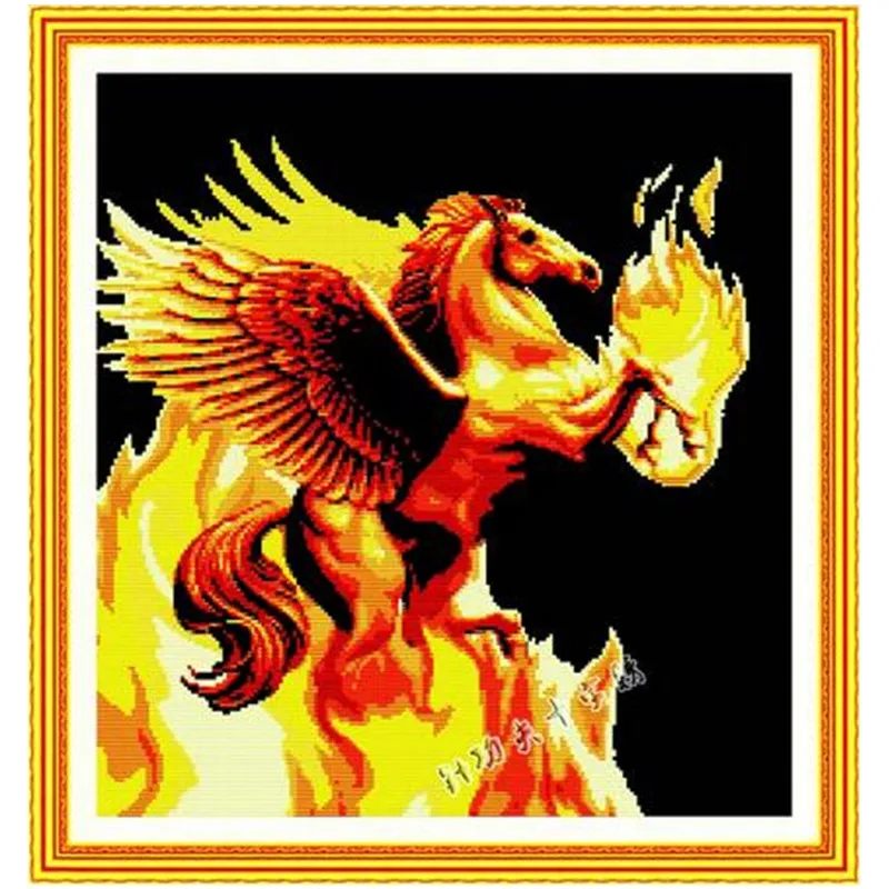Fire Horse Wall Painting Counted Cross Stitch Kits 14CT 11CT Printed On Cancas DMC Cross-stitch DIY Needlework Set Embroidery
Fire Horse Wall Painting Counted Cross Stitch Kits 14CT 11CT Printed On Cancas DMC Cross-stitch DIY Needlework Set Embroidery