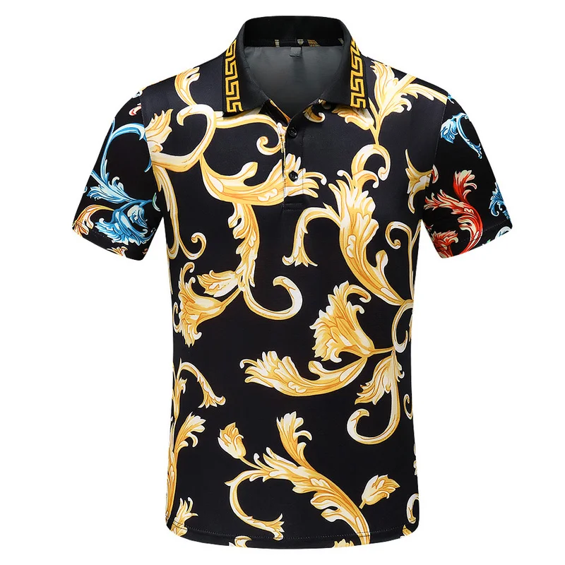 High New Novelty 2019 Men luxury Flowers Fashion Polo Shirts Shirt Hip Hop Skateboard Cotton Polos Top Tee #F77
High New Novelty 2019 Men luxury Flowers Fashion Polo Shirts Shirt Hip Hop Skateboard Cotton Polos Top Tee #F77
