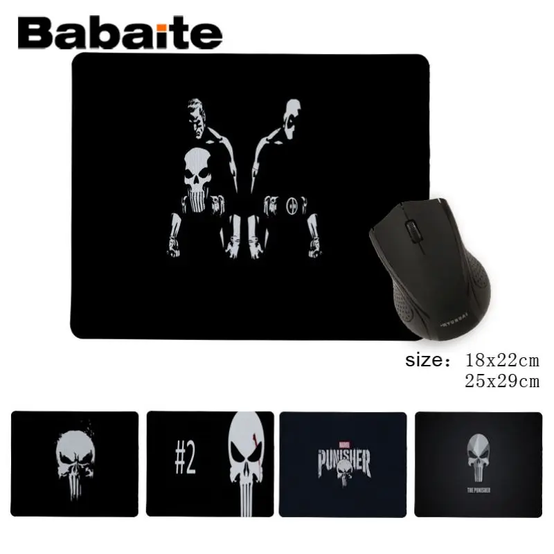Babaite The Punisher Customized laptop Gaming mouse pad Fashion Computer Mousepad Gaming Mouse Mats
Babaite The Punisher Customized laptop Gaming mouse pad Fashion Computer Mousepad Gaming Mouse Mats