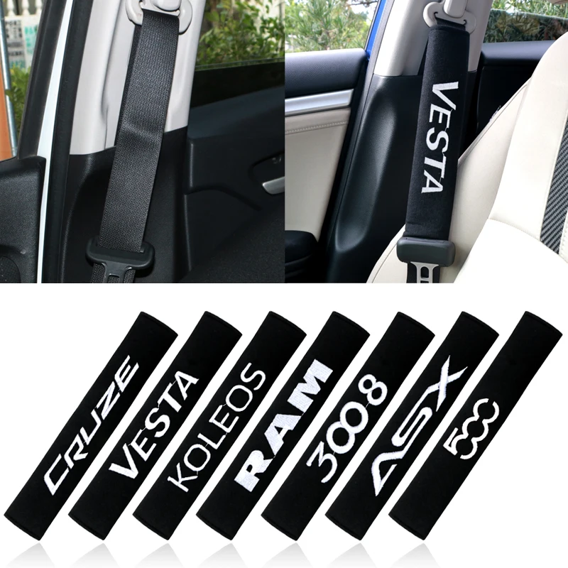 33cm Car Safety Seat Belt Shoulder Pads Cover for Cruze lada vesta Dodge RAM fiat 500 Peugeot 3008 Renault koleos ASX emblem
33cm Car Safety Seat Belt Shoulder Pads Cover for Cruze lada vesta Dodge RAM fiat 500 Peugeot 3008 Renault koleos ASX emblem