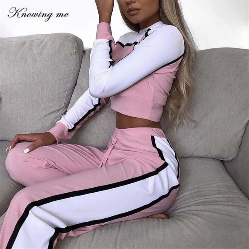 Knowing me 2018 Autumn New Women Tracksuit Set Sweatshirts Joggers Long Sleeve Crop Tops Casual Slim Pants Women Suits Women Set
Knowing me 2018 Autumn New Women Tracksuit Set Sweatshirts Joggers Long Sleeve Crop Tops Casual Slim Pants Women Suits Women Set