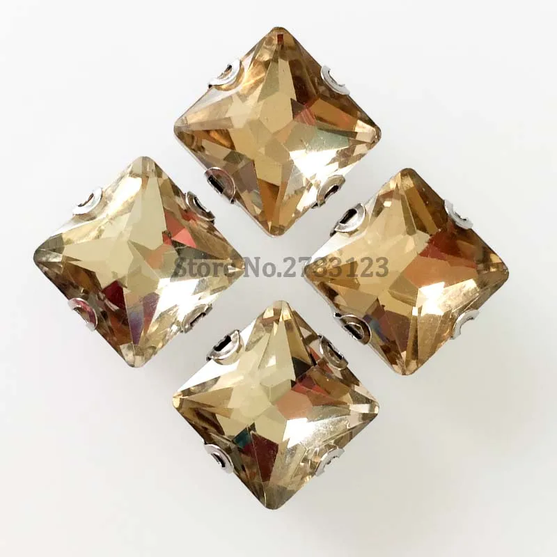 Scratch-resistant light coffee square flat back high quality Glass sew on rhinestones with D claw 20pcs/bag Free shipping
Scratch-resistant light coffee square flat back high quality Glass sew on rhinestones with D claw 20pcs/bag Free shipping
