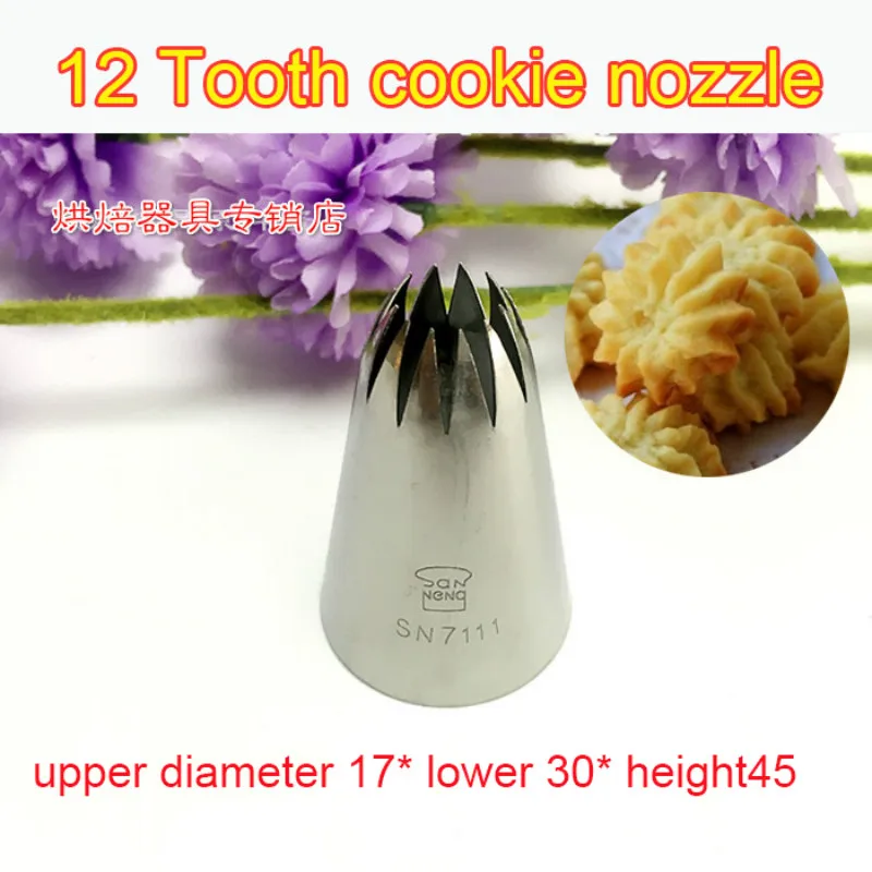 Nozzles Pastry, Piping Tips,12 Tooth Cookie Nozzles, Patisserie Accessory, Muffin, for Cake,cake Pop,baking Accessories, Baking
Nozzles Pastry, Piping Tips,12 Tooth Cookie Nozzles, Patisserie Accessory, Muffin, for Cake,cake Pop,baking Accessories, Baking