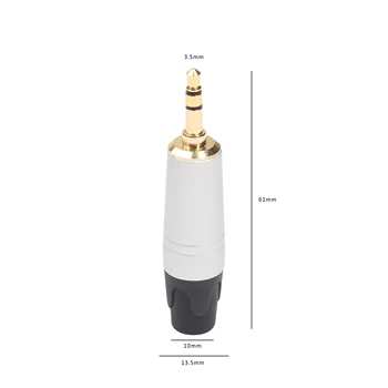 3.5 mm 1/8'' Stereo 2/3/4 Poles Audio Jack Earphone Plug DIY HiFi Headphone Gold Plated Copper Solder Wire Connector
3.5 mm 1/8'' Stereo 2/3/4 Poles Audio Jack Earphone Plug DIY HiFi Headphone Gold Plated Copper Solder Wire Connector