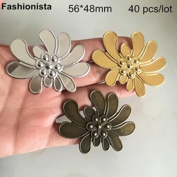 40 pcs Metal Stamping Chrysanthemum Flowers,56*48mm Gold-color,Silver-color,Steel,Bronze,Decorative Metal Flowers For DIY
40 pcs Metal Stamping Chrysanthemum Flowers,56*48mm Gold-color,Silver-color,Steel,Bronze,Decorative Metal Flowers For DIY