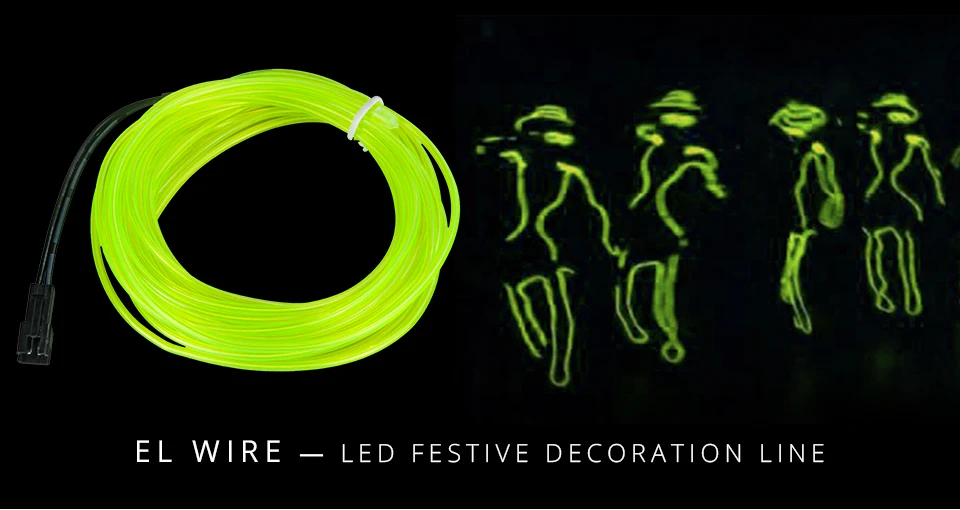 1m 2m 3m 4m 5m Neon Light EL Wire (1)