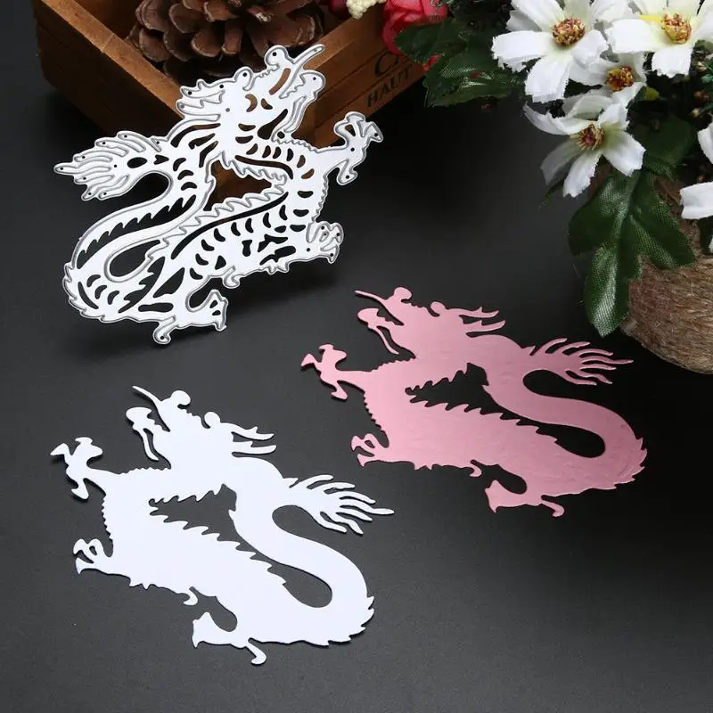 Dragon Metal Cutting Dies Stencils Template for Scrapbooking Embossing Folder Card Album DIY Carbon Steel Crafts Gift Die Cutter
Dragon Metal Cutting Dies Stencils Template for Scrapbooking Embossing Folder Card Album DIY Carbon Steel Crafts Gift Die Cutter