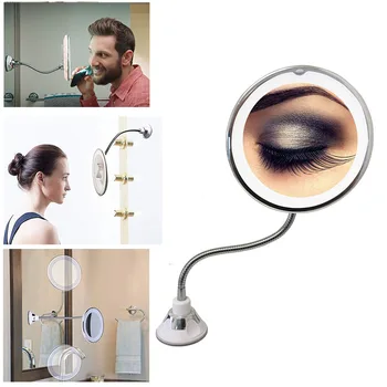 10X Folding LED Makeup Mirror 360 Rotation Flexible Wall Mounted LED Makeup Mirror Makeup Tools Mirror with LED Light Dropship
10X Folding LED Makeup Mirror 360 Rotation Flexible Wall Mounted LED Makeup Mirror Makeup Tools Mirror with LED Light Dropship