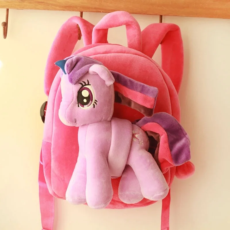 My little pony cartoon detachable plush doll backpack baby small school bag children's kindergarten snack bag
My little pony cartoon detachable plush doll backpack baby small school bag children's kindergarten snack bag