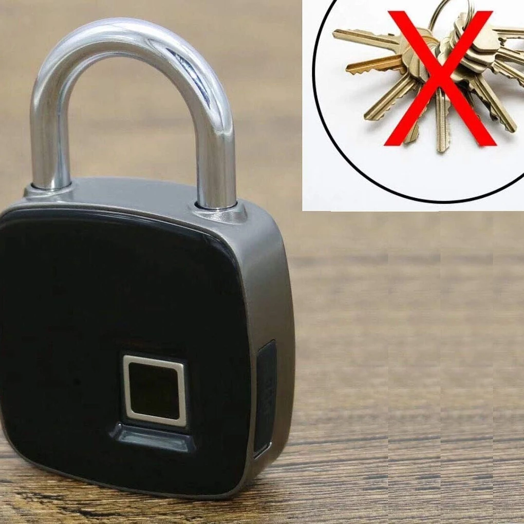 Safe Intelligent Fingerprint Lock Waterproof IP65 Keyless Safe Smart Anti-theft Padlock Door Lock
Safe Intelligent Fingerprint Lock Waterproof IP65 Keyless Safe Smart Anti-theft Padlock Door Lock
