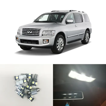CAN-bus White Led Interior Package Kits For Infiniti QX56 2004-2010 Glove Box Courtesy Door Cargo License Plate Lights Lamp Bulb 
CAN-bus White Led Interior Package Kits For Infiniti QX56 2004-2010 Glove Box Courtesy Door Cargo License Plate Lights Lamp Bulb