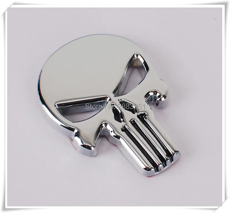 Accessories THE Punisher Skull Car Metal Skeleton Badge Auto body for Land Rover discovery 2 3 4 freelander 1 2 Car Styling
Accessories THE Punisher Skull Car Metal Skeleton Badge Auto body for Land Rover discovery 2 3 4 freelander 1 2 Car Styling