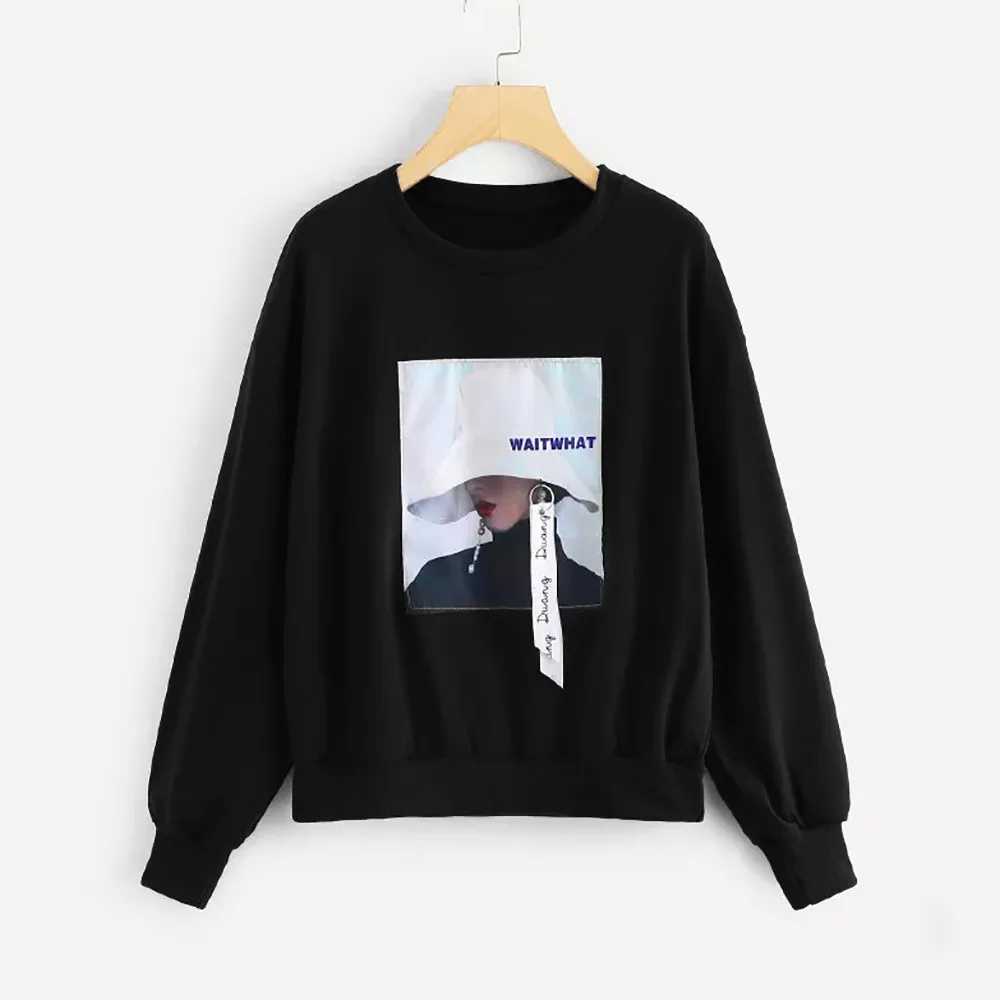 Fashion Autumn Women Casual Long Sleeve O Neck Printing Tassel Loose Ladies Pullover Shirts Poleron Mujer Moletom
Fashion Autumn Women Casual Long Sleeve O Neck Printing Tassel Loose Ladies Pullover Shirts Poleron Mujer Moletom