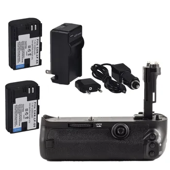 

Battery Grip For Canon EOS 5D Mark III 5DIII 5D3 Camera as BG-E11 BGE11 + 2x LP-E6 battery + Wall/car Charger + EU plug