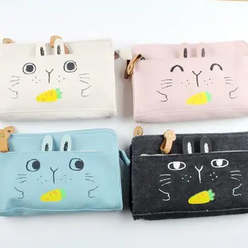 4PCS Stationery TR-AA29670 carrot rabbit double zipper pencil bag pencil case for students
4PCS Stationery TR-AA29670 carrot rabbit double zipper pencil bag pencil case for students