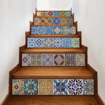 Funlife Church pattern DIY Stairway Sticker,Retro Ceramic Tiles Floor Mural Decals for Home Decoration,Baroque poster,religion
Funlife Church pattern DIY Stairway Sticker,Retro Ceramic Tiles Floor Mural Decals for Home Decoration,Baroque poster,religion