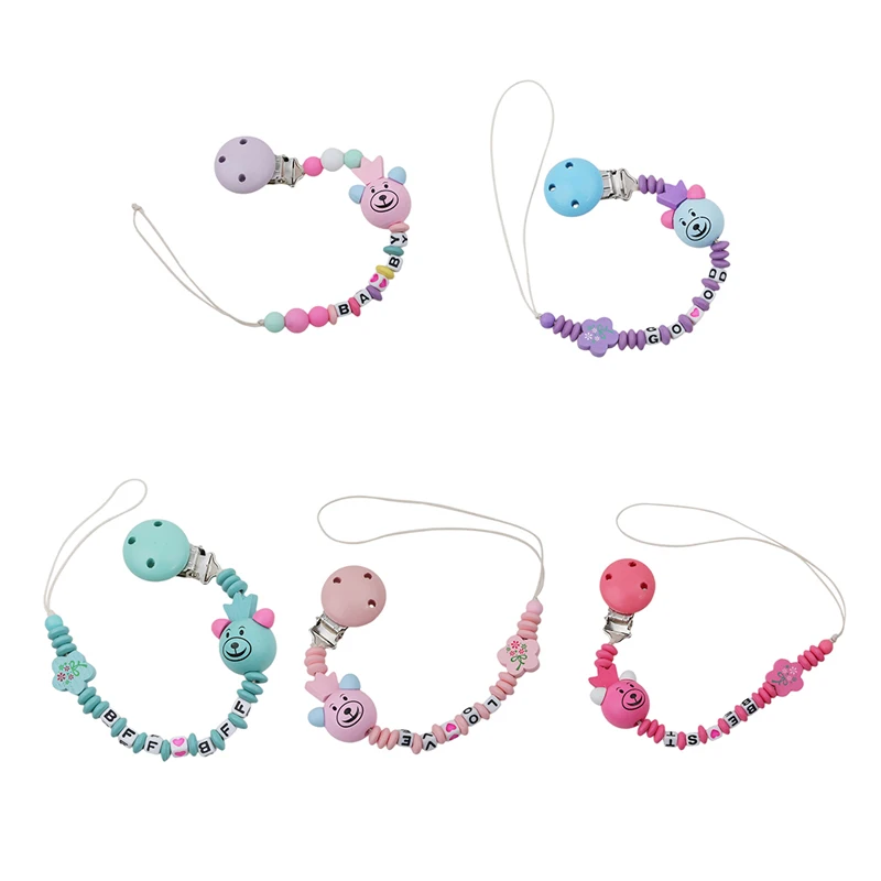 Baby Pacifier Clip Chain Baby Boys Girls Pacifier Clips Holder Newborn Dummy Rattles Animal Jewelry Teether Baby Nipple Feeding
Baby Pacifier Clip Chain Baby Boys Girls Pacifier Clips Holder Newborn Dummy Rattles Animal Jewelry Teether Baby Nipple Feeding