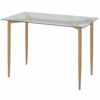 New Dining Table Transparent Dining Table Glass Living Room Furniture Dining Room Metal Legs Home Furniture 120 x 70 x 75cm
New Dining Table Transparent Dining Table Glass Living Room Furniture Dining Room Metal Legs Home Furniture 120 x 70 x 75cm