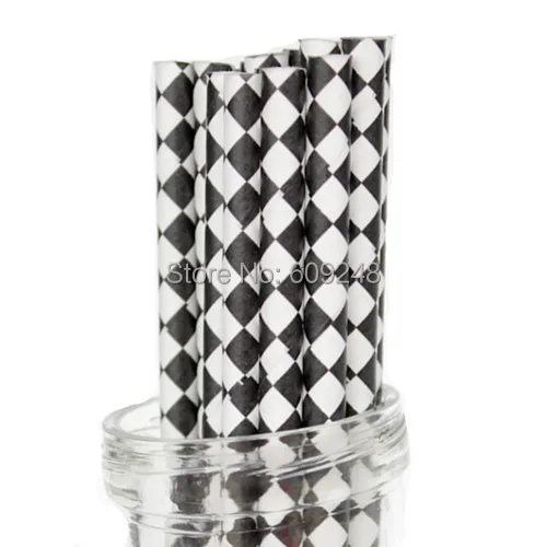 100pcs Mixed Colors Old Fashioned Disposable Halloween Party Tableware Black Harlequin Diamond Paper Straws
100pcs Mixed Colors Old Fashioned Disposable Halloween Party Tableware Black Harlequin Diamond Paper Straws