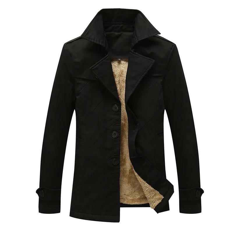 Long Trench Coat Male Autumn Winter Coat Men 2017 New Arrival Casual Fashion black red Trench Solid Colors Slim Handsome Jacket
Long Trench Coat Male Autumn Winter Coat Men 2017 New Arrival Casual Fashion black red Trench Solid Colors Slim Handsome Jacket