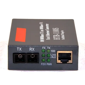 HTB-1100S 10/100Mbps Optical Fiber Media Converter Single Mode Duplex Fiber SC port Converter 25KM
HTB-1100S 10/100Mbps Optical Fiber Media Converter Single Mode Duplex Fiber SC port Converter 25KM