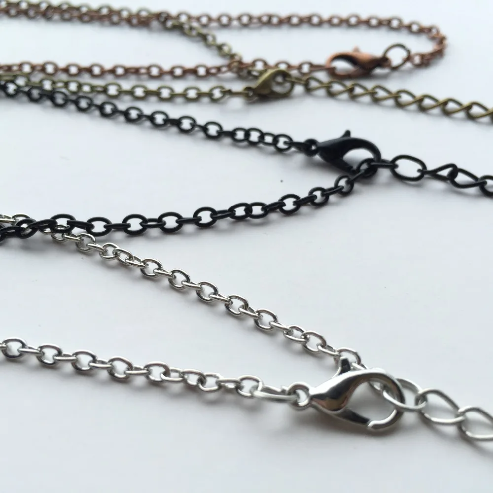 50pcs/lot 78cm Bronze/black/steel/Antique Cooper Jewelry Long Link Chains Necklace With Lobster Clasps Factory Price
50pcs/lot 78cm Bronze/black/steel/Antique Cooper Jewelry Long Link Chains Necklace With Lobster Clasps Factory Price