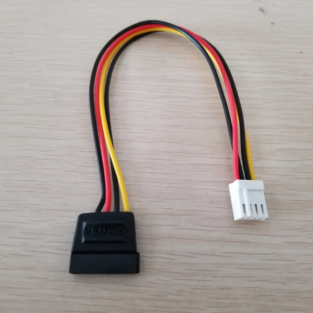 100pcs/lot 4Pin FDD Floppy Female to 15Pin SATA Female Adapter Converter Power Leads Cable Cord 18AWG Wire for ITX PC
100pcs/lot 4Pin FDD Floppy Female to 15Pin SATA Female Adapter Converter Power Leads Cable Cord 18AWG Wire for ITX PC