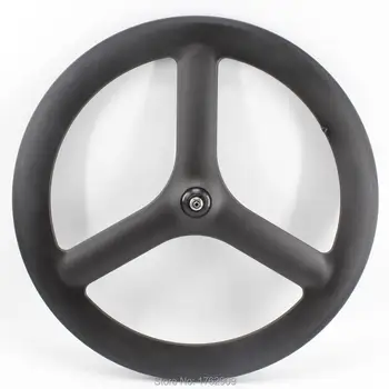 New 700C 3 spokes and tubular rim integrated Fixed Gear Track Road bicycle matt 3K full carbon fibre bike wheelset Free shipping
New 700C 3 spokes and tubular rim integrated Fixed Gear Track Road bicycle matt 3K full carbon fibre bike wheelset Free shipping