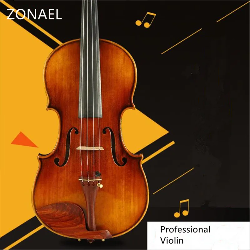 Professional violin handmade Antique Grading violino 4/4 musical instruments More than 18 years of natural dry wood bow 630
Professional violin handmade Antique Grading violino 4/4 musical instruments More than 18 years of natural dry wood bow 630