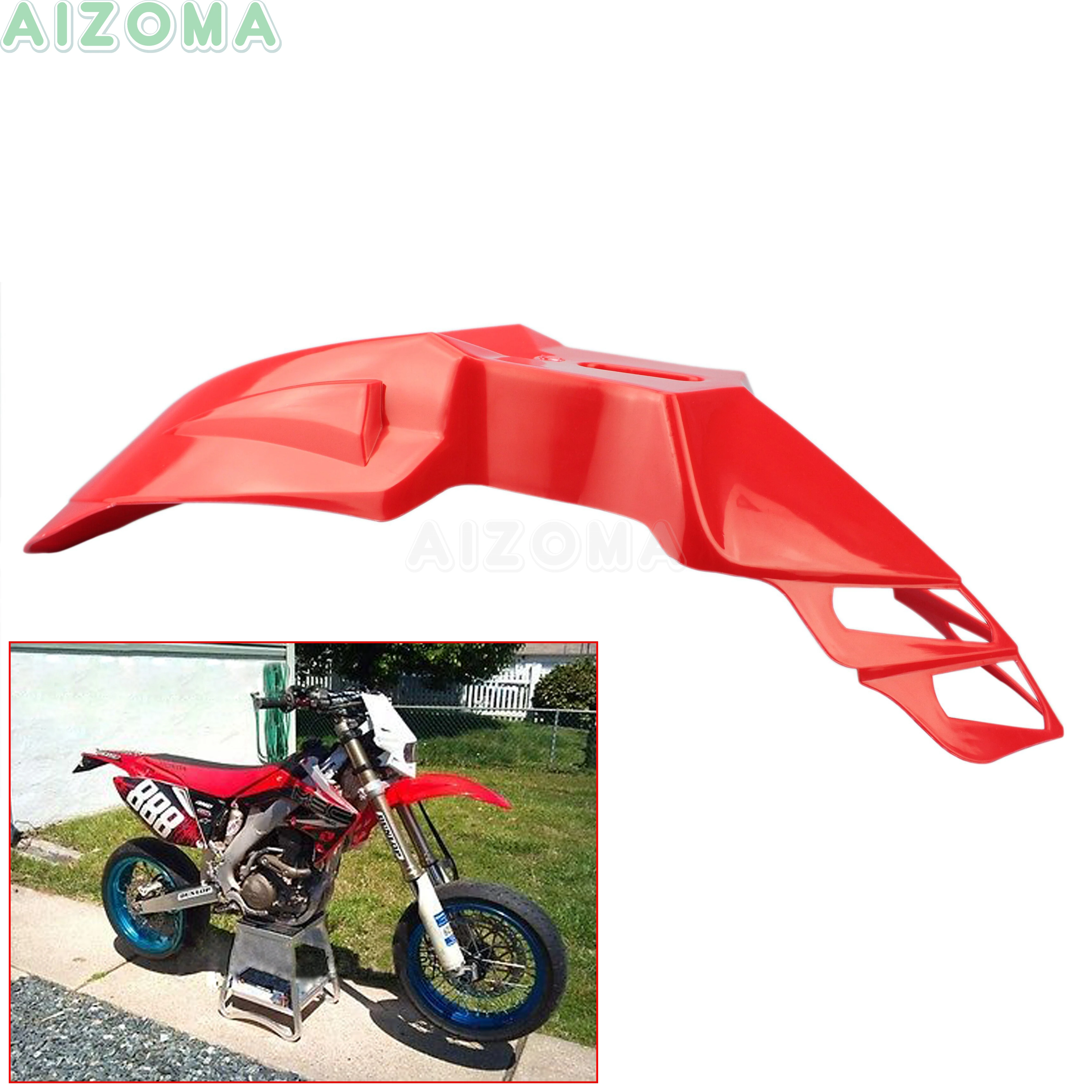 ABS Plastic Front Fender Offroad Dirt Bike Motocross Universal Mudguards For Yamaha Honda XR400 XR650L CRF250 CRF450L CRF450
ABS Plastic Front Fender Offroad Dirt Bike Motocross Universal Mudguards For Yamaha Honda XR400 XR650L CRF250 CRF450L CRF450